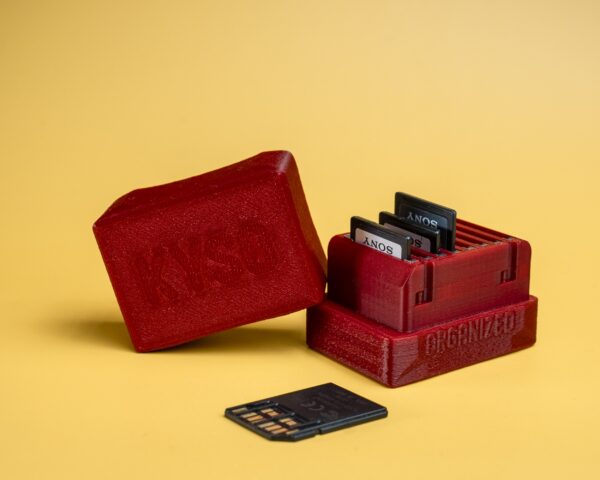 Pudełko na karty SD - Czerwone